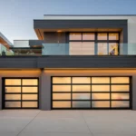 Single and Double luxury garage door on a nice house