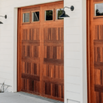 brown garage door